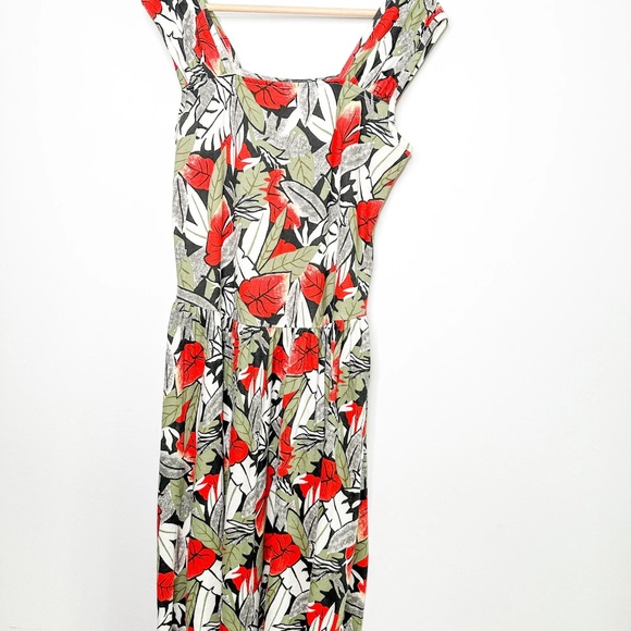 Vintage Jane Singer Floral Dress with Ruche Hip detailing | SIZE SMALL - Picture 4 of 8